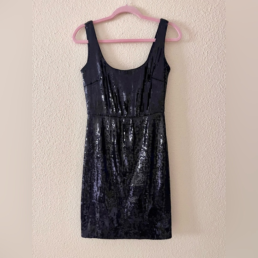 Maggy  London Sequins Black Little Dress 4